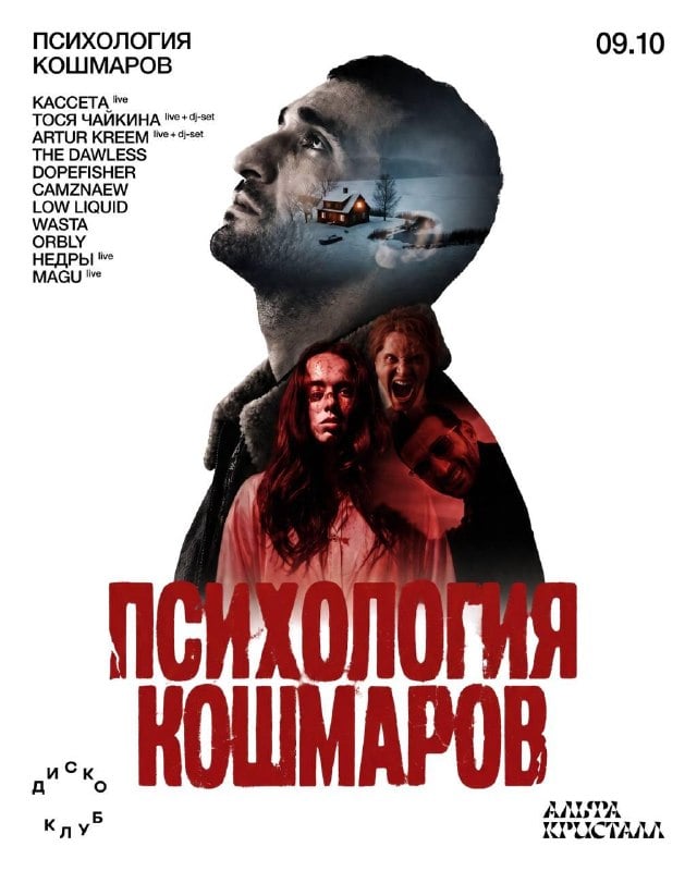 Премьерный показ «Психология кошмаров» — ДК «Альфа Кристалл»